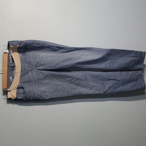 Gap 1969 jeans women's size 28 size 6R size 6 blue cream maternity front elastic